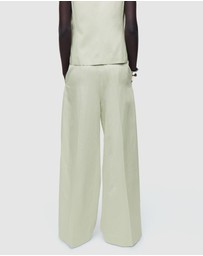 COS - Relaxed Linen-Blend Wide-Leg Trousers