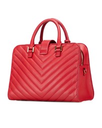 Pre-Loved by Azura Reborn - Pre-Loved Small Chevron Calfskin Monogram Cabas Satchel
