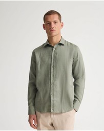 Oxford - Copper European Linen Shirt