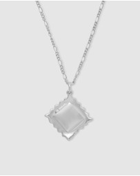 Wanderlust + Co - Ravioli Silver Necklace
