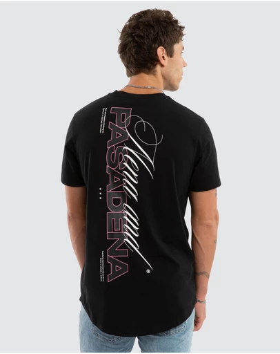 Nena & Pasadena - Crimson Dual Curved Tee