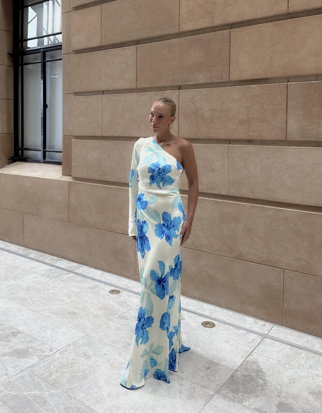 KIVARI - Sophie One Sleeve Maxi Dress