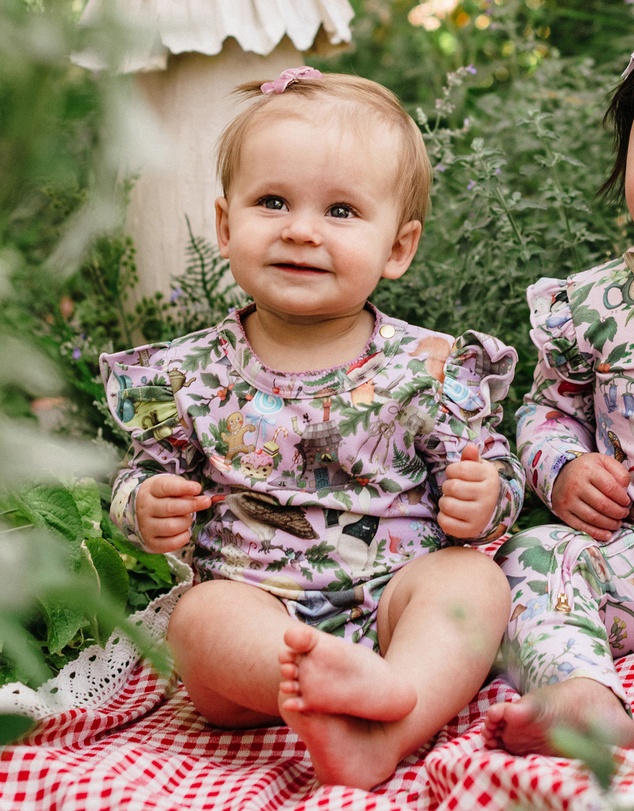 Fleur Harris - 'Faraway Friends' Kindness Bodysuit in Lilac