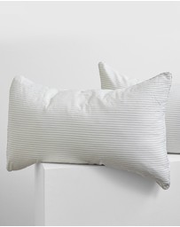 Sheet Society - Leo Washed Cotton Stripe Fitted Sheet Set
