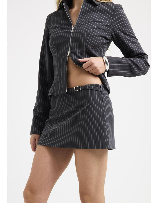 Alice In The Eve - Anna Pinstripe Mini Skirt