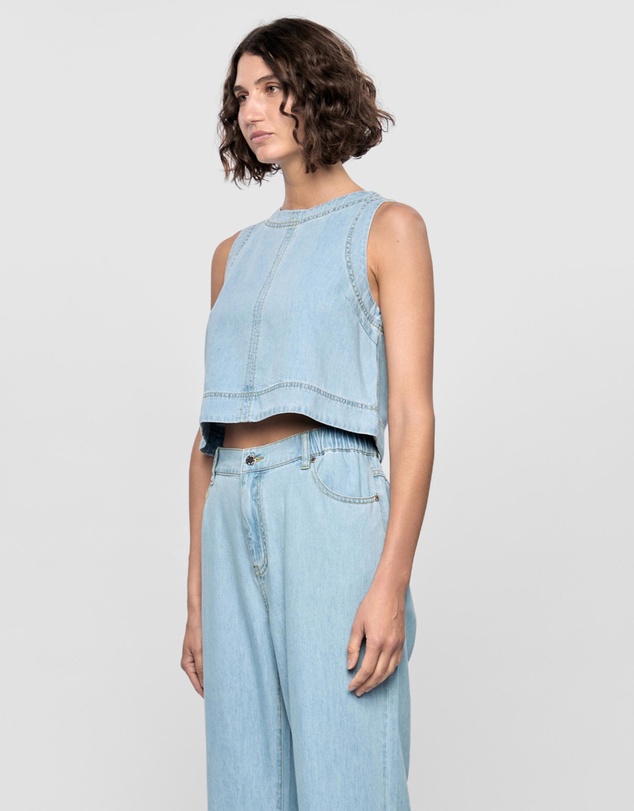 Staple the Label - Amelia Chambray Top