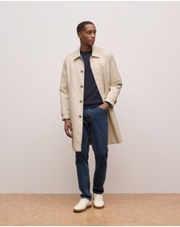 Trenery - Merino Classic Crew in Navy