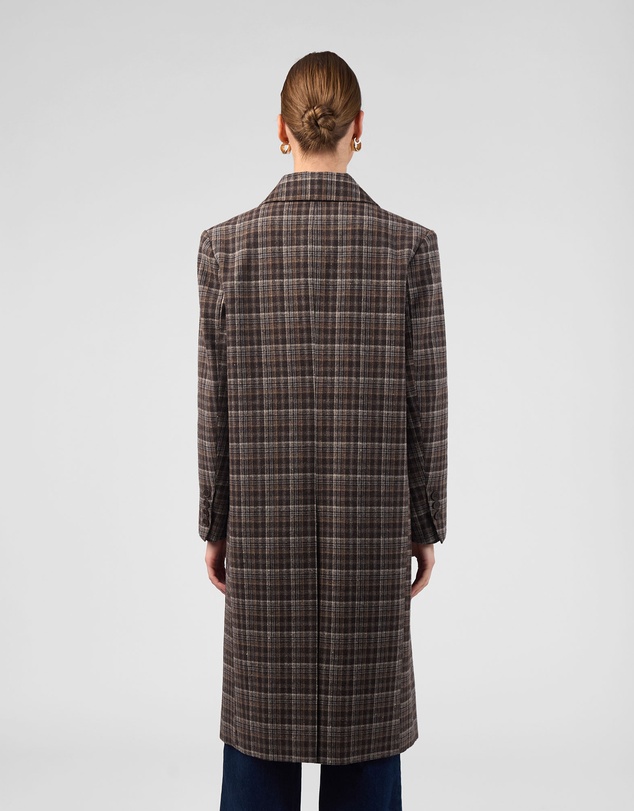 MVN - Plaid Long Coat