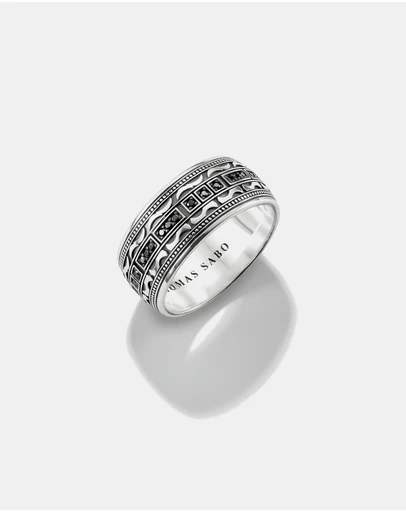 THOMAS SABO - THOMAS SABO Wide Band Ring with Zirconia