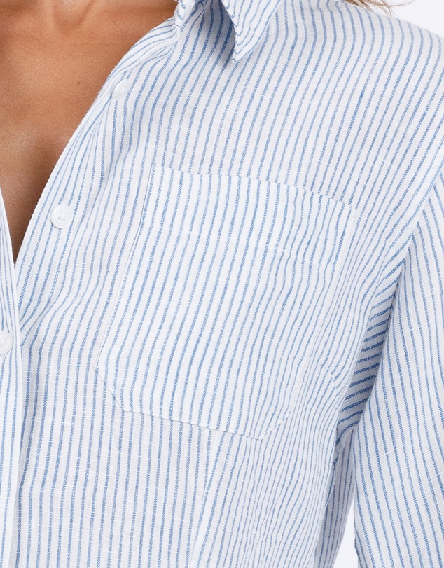 CAMIXA - Rina Striped Linen Shirt