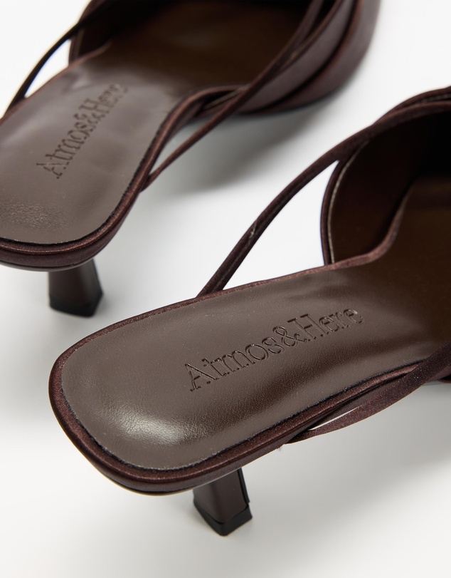 Atmos&Here - Talara Satin Bow Heels