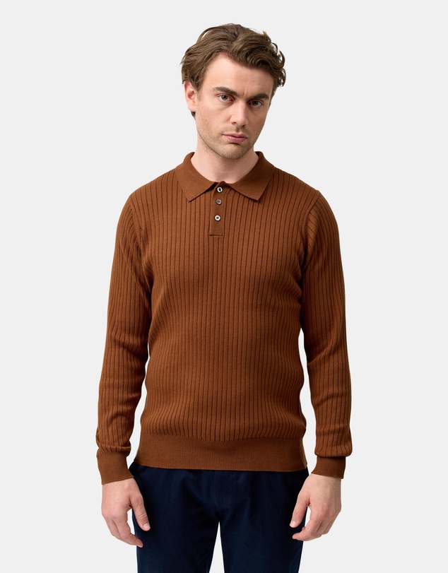 Brooksfield - Polo Pulllover