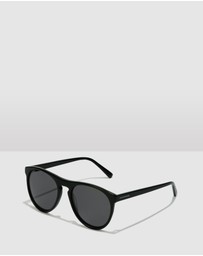 Hawkers Co - Polarized Black Dark Joker Sunglasses for Men and Women UV400