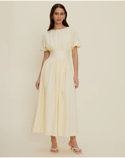 The Fated - Gallery Waisted Midi Dress