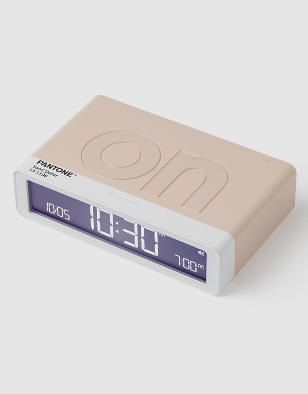 Lexon - Lexon Flip Classic Reversible Alarm Clock PANTONE - Sand