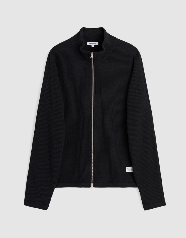 Norse Projects - Teno Cotton Hemp Military Rib Zip Cardigan