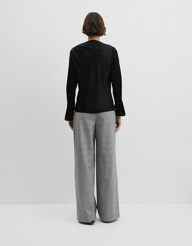Country Road - Draped Long Sleeve Shirt