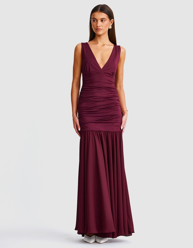 SNDYS - Neve V-Neck Maxi Dress