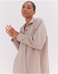 Cloth & Co. - The Shirt Dress | Mushroom