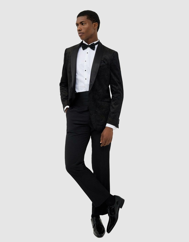 Politix - Gerald Velvet Paisley Tuxedo Jacket