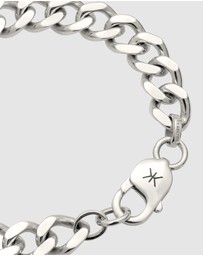 Kuzzoi - ICONIC EXCLUSIVE - Bracelet Male Tank Basic 925 Sterling Silver