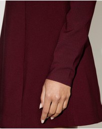Dazie - Suits Me Tailored Long Sleeve Mini Dress
