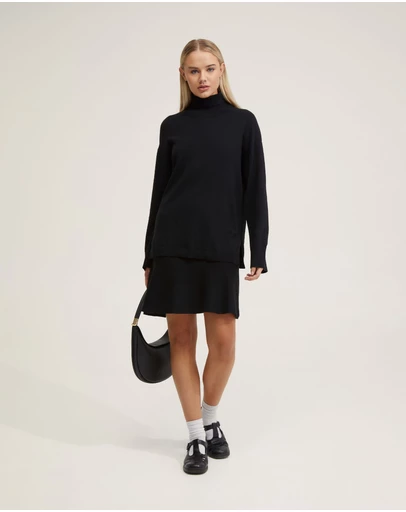 Oxford - Totti Oversize Turtle Neck Knit