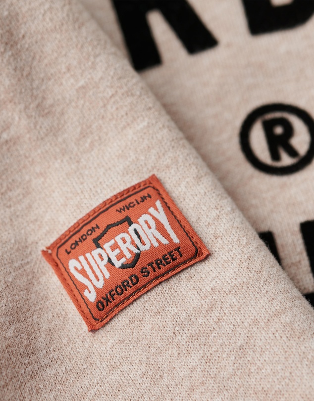 Superdry - Workwear Flock Graphic Hoodie