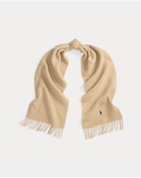 Polo Ralph Lauren - Fringe-Trim Wool Scarf