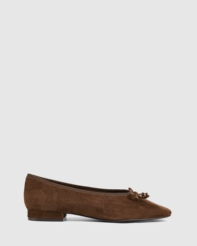 Chocolate Brown Suede