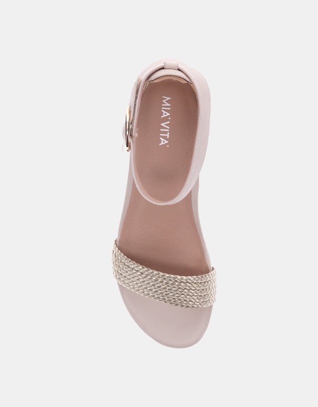 Mia Vita - Nasia Wedge Sandal - Beige