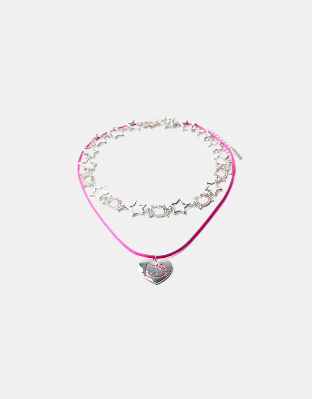 Bershka - Set Of 2 Hello Kitty Necklaces
