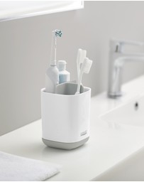 Joseph Joseph - EasyStore™ Small Toothbrush Caddy (Grey/White)
