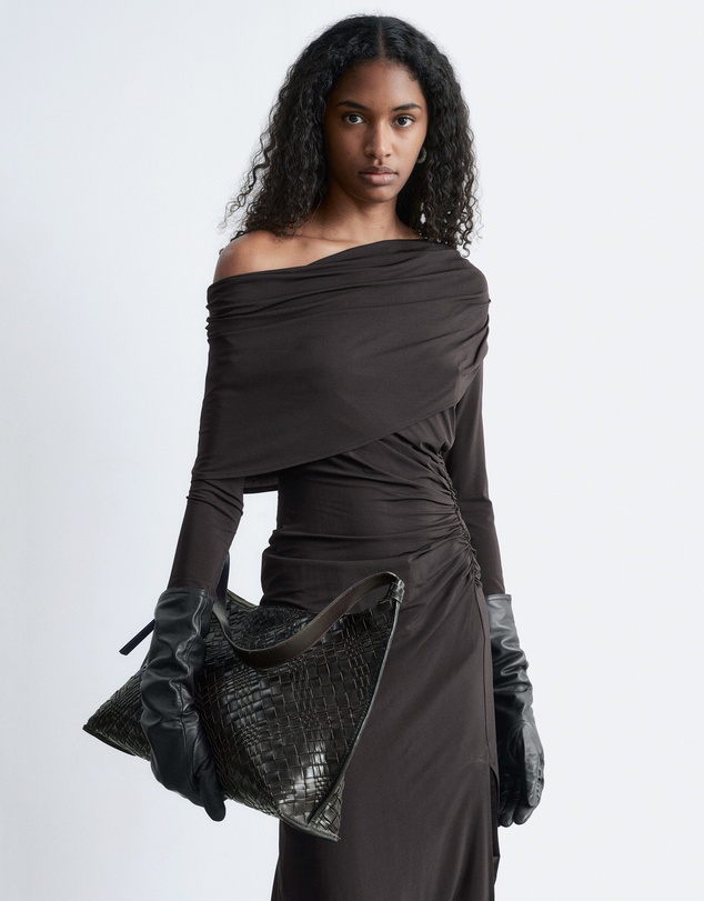 & Other Stories - Draped Midi Dress