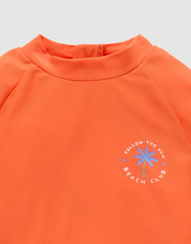 Purebaby - Board Short & Rashie Set- Kids-Babies