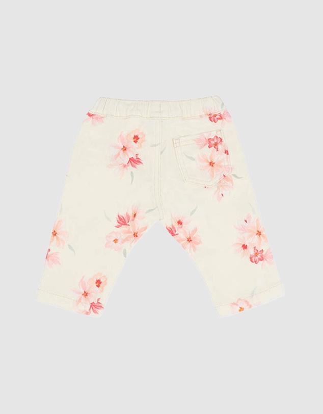 Bebe by Minihaha - Emmy Petal Pull On Jeans - Babies