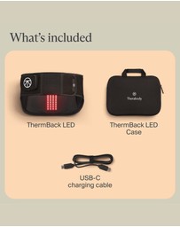 Therabody - ThermBack LED - Back Pain Relief Wrap
