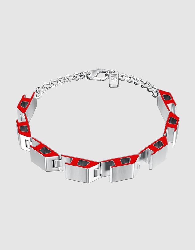Diesel - D Logo Silver Bracelet