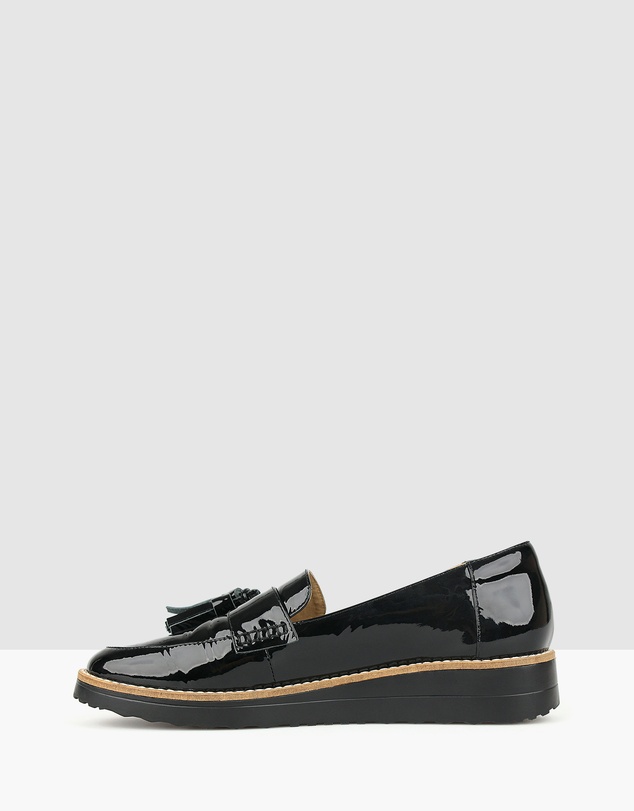 Airflex - Dori Leather Wedge Loafers