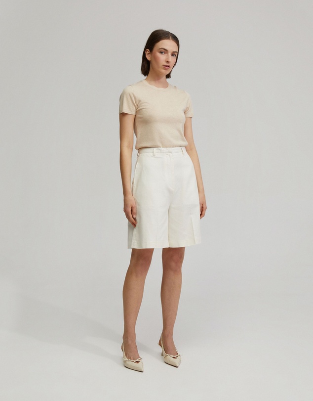 Oxford - Olivia Crop Knit Top