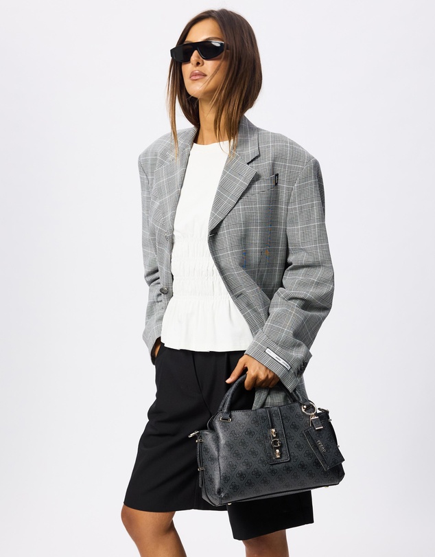 GUESS - Yvonne Logo Grlfrnd Satchel