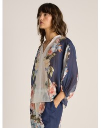 Fate + Becker - Solara Split Neck Blouse