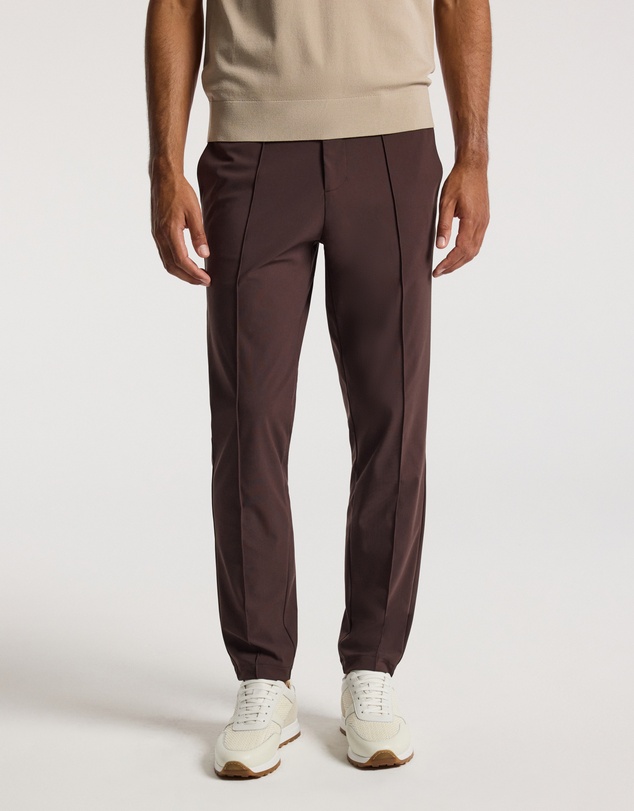 Calibre - Technical Knit Pintucked Pants Mocha