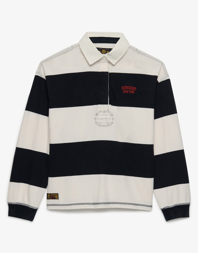 Superdry - Heritage Stripe Rugby Top
