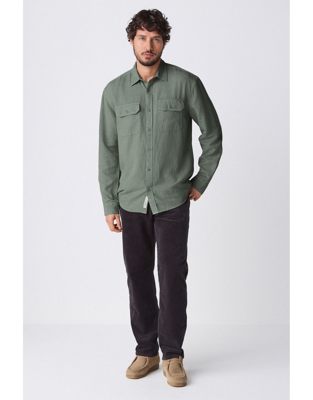 NEXT - Cotton Tencel Blend Long Sleeve Shirt