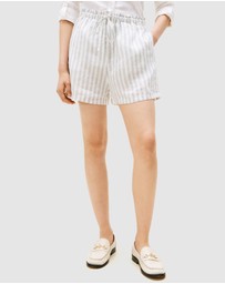Tommy Hilfiger - Pure Linen Wide Leg Shorts