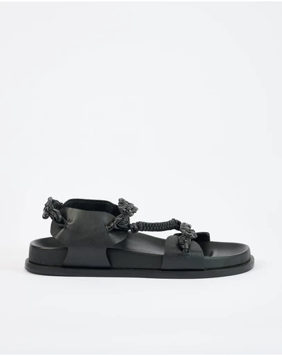 Sol Sana - Loe Footbed Black