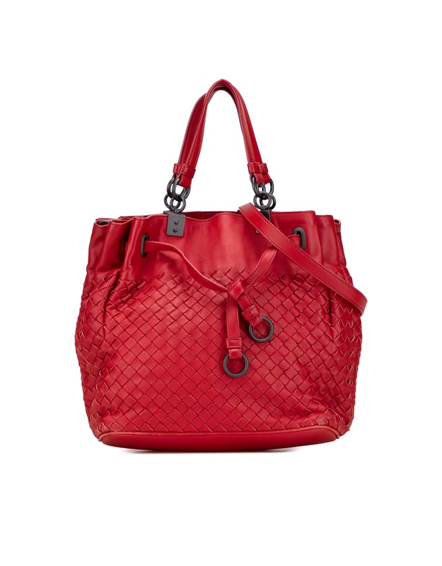 Pre-Loved by Azura Reborn - Pre-Loved Nappa Intrecciato Bucket Bag