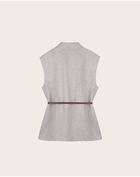 IDA+S - Josephine Oversized Linen Vest