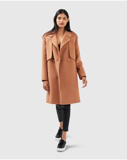 Belle & Bloom - Palm City Wool Blend Coat